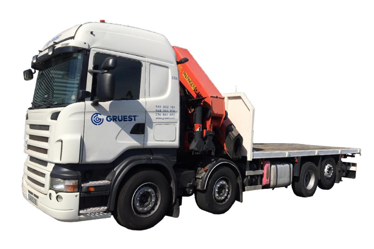 Crane Truck PALFINGER PK 32080 Gruest